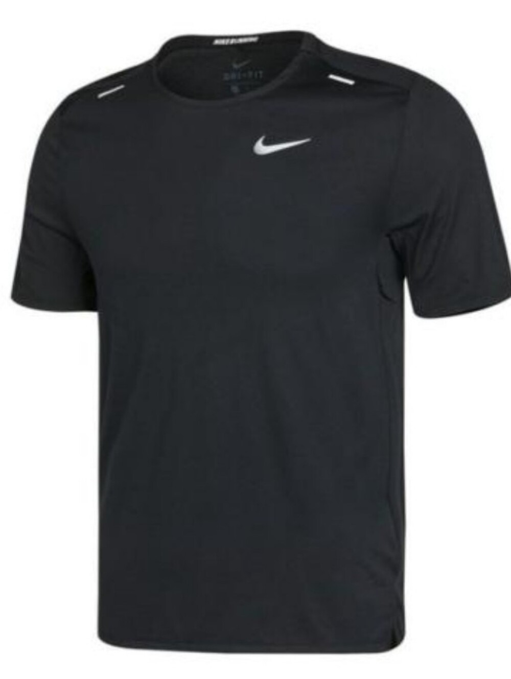 Nike Running Dry Fit Black Top Size LARGE NEW